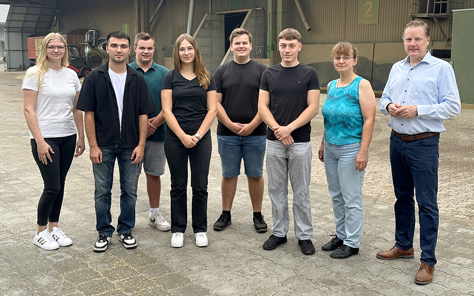 Auszubildende bei der Heidesand