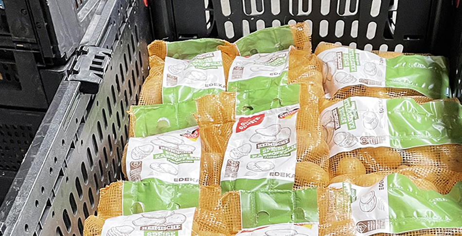 Umverpackung für Kartoffeln