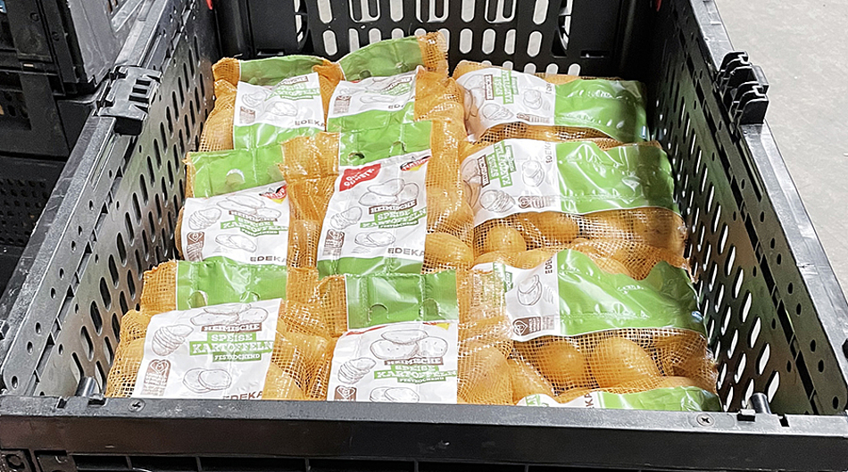 Umverpackung für Kartoffeln