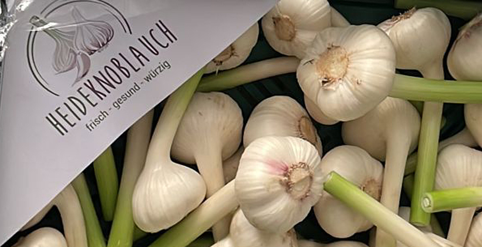 Lose Verpackung von Knoblauch